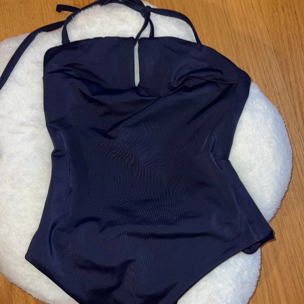 COS Women's Navy Swimsuit-one-piece
